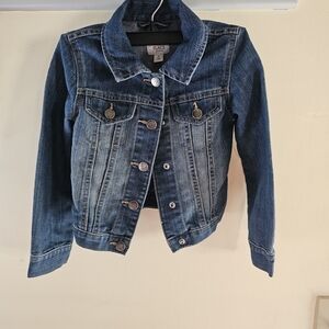 Place Girls Dark Blue Denim Jacket